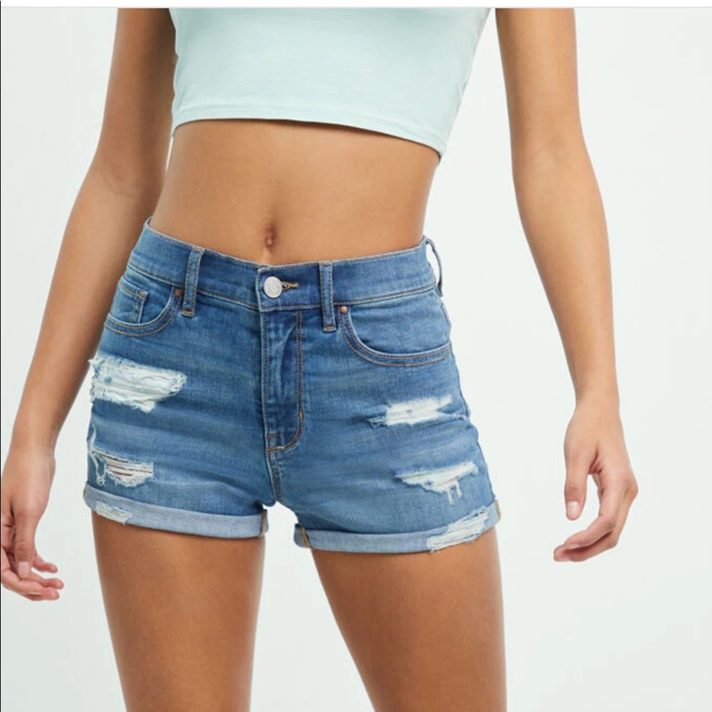 BULLHEAD SHORTS HIGH RISE JEANS Sz.25